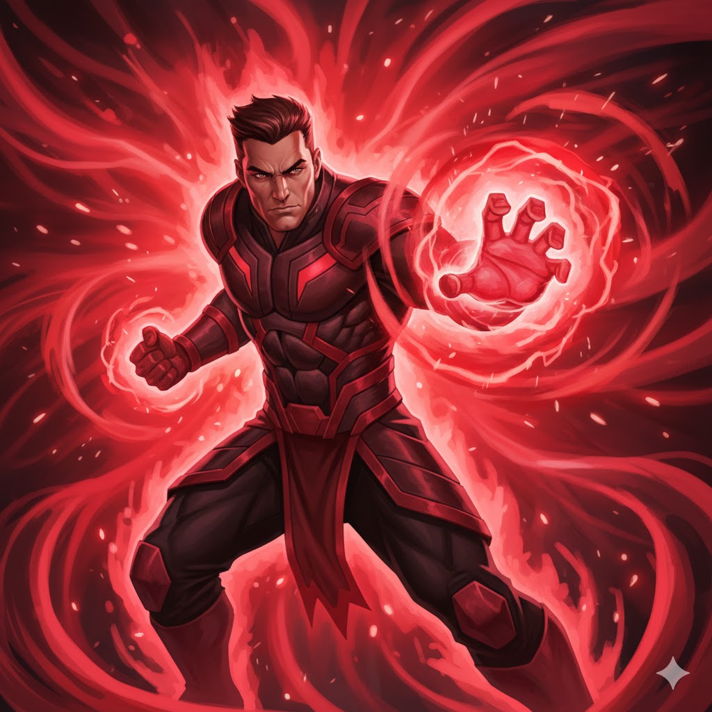 赤いオーラでシンクロ