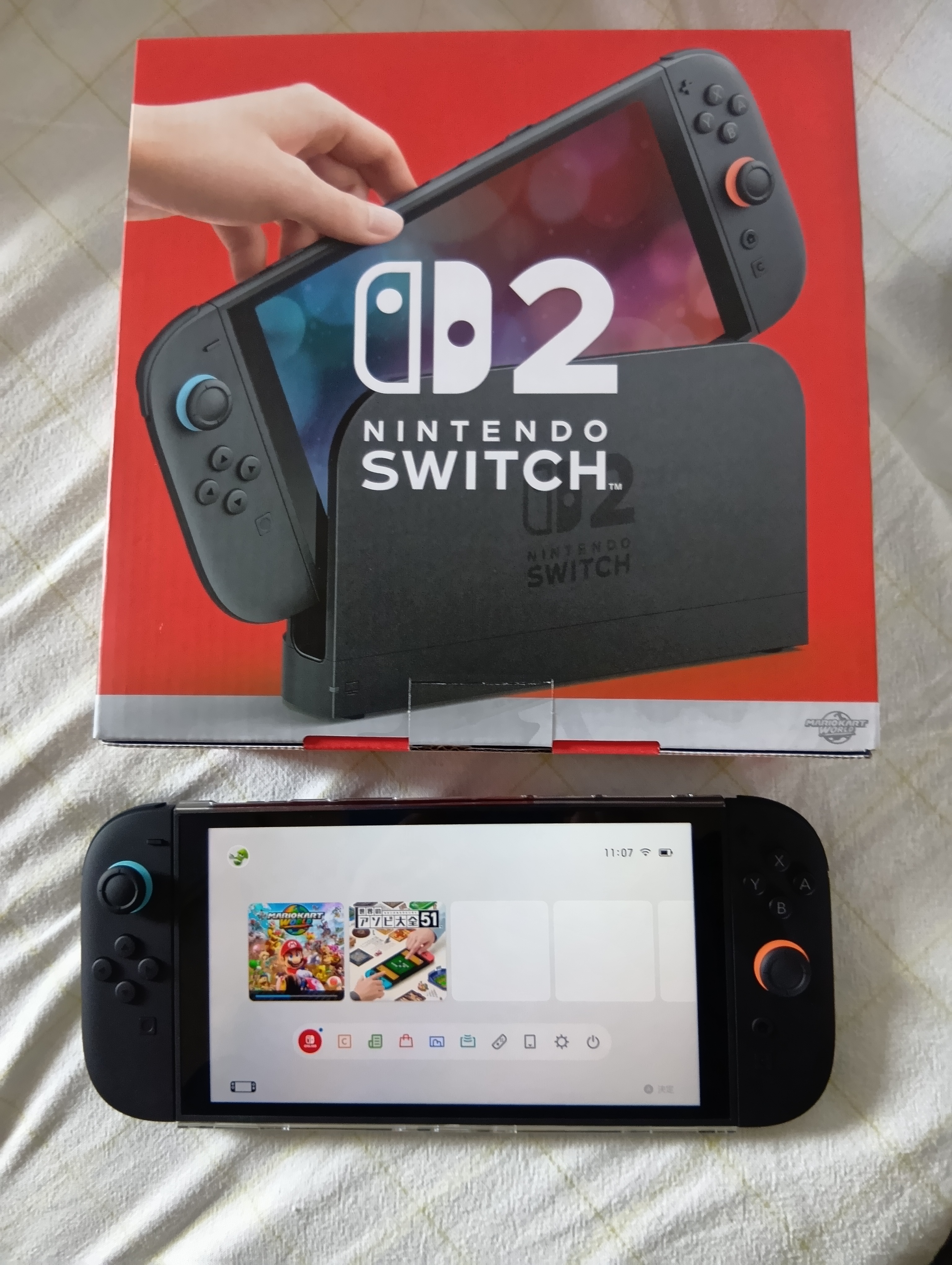 Switch2が2台当たったの巻